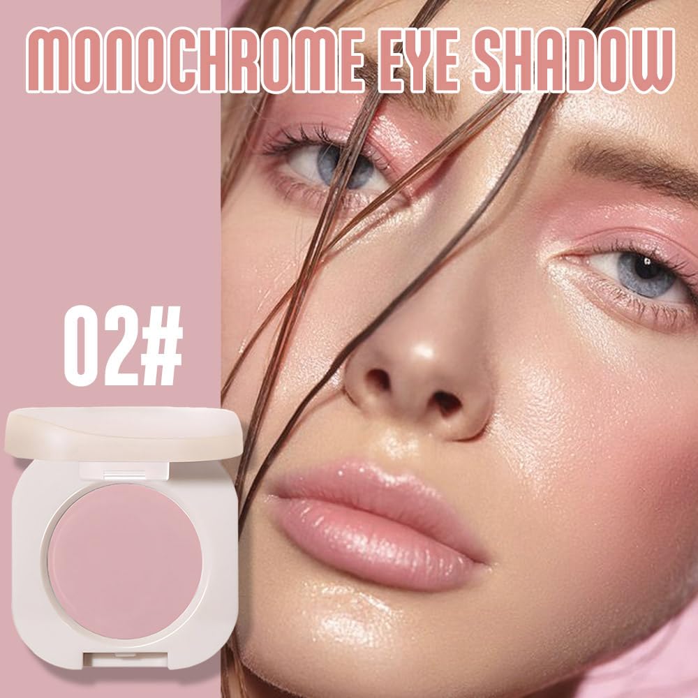 CAKAILA Single Nude Pink Matte Eyeshadow,Bright High Pigment Intense Monochrome Eye Shadow,Apply Makeup Easily,Matte Pressed Powder Single Eyeshadow,24 Hour Eye Makeup Longwear Waterproof,Blendable
