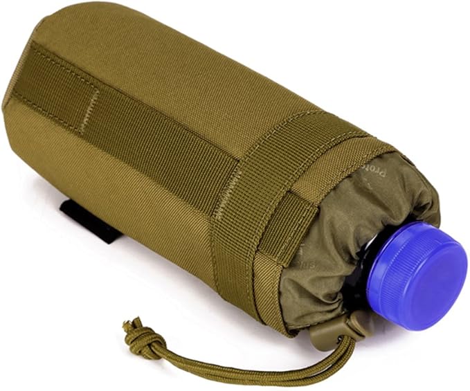 Adjustable Tactical Water Bottle Pouch CREATOR Foldable MOLLE Water Bottle Holder Attachment Carrier for Backpack/Waist bag/Belt
