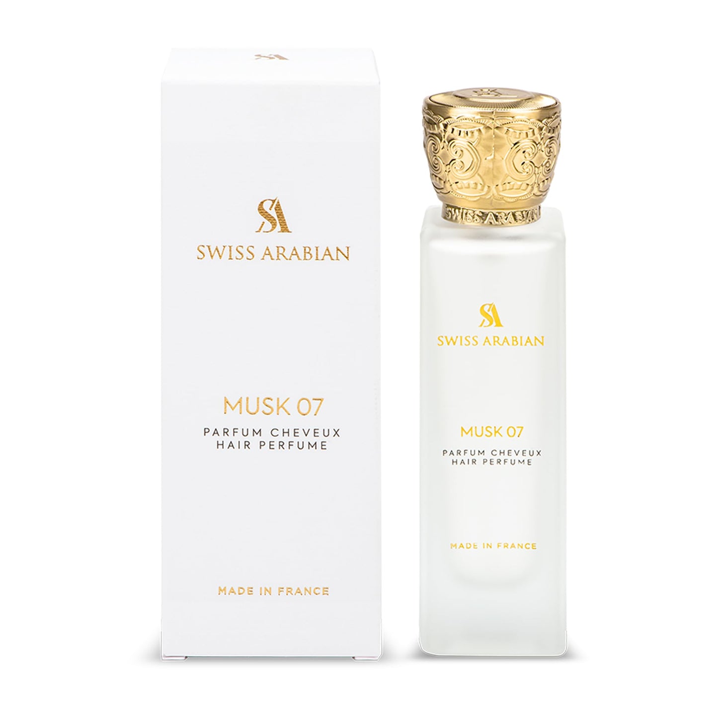 Swiss Arabian Musk 07 Hair Perfume for Women - Long Lasting for Women - Warm Amber, Rose, Vanilla Perfume for Hair - 1.7 oz