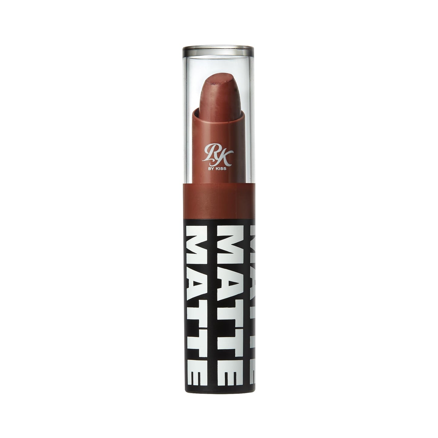 Ruby Kisses Lipstick, Matte Finish, Long-Lasting, Highly Pigmented, Smooth Apply, Full Coverage Lip Color Makeup (Rosy Brown)