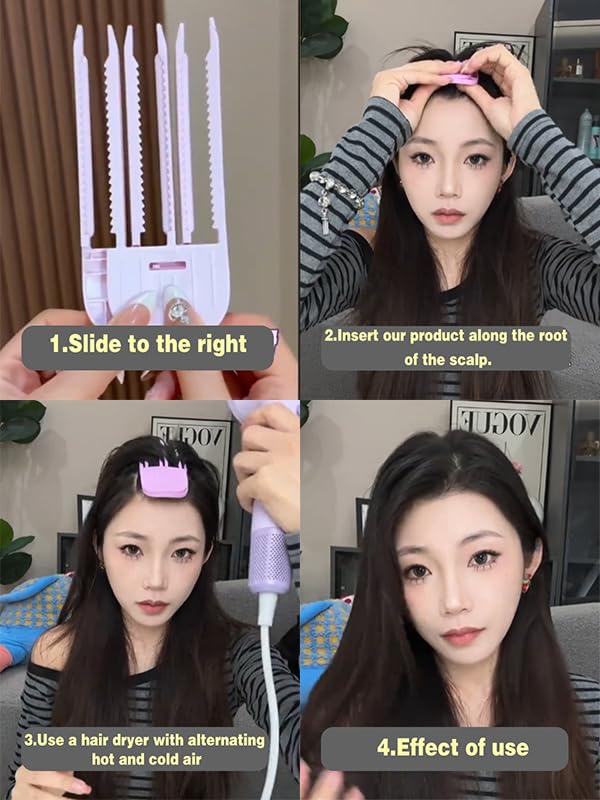 Volumizing Hair Clips for Women - Hair Volume Clip Styling Tools Volumizing Comb for Fluffy Bangs Clips for Root Lift Hair Styling Tools