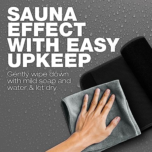 ActiveGear Waist Trimmer Belt for Stomach and Back Lumbar Support, Medium: 8" x 42" - Silver