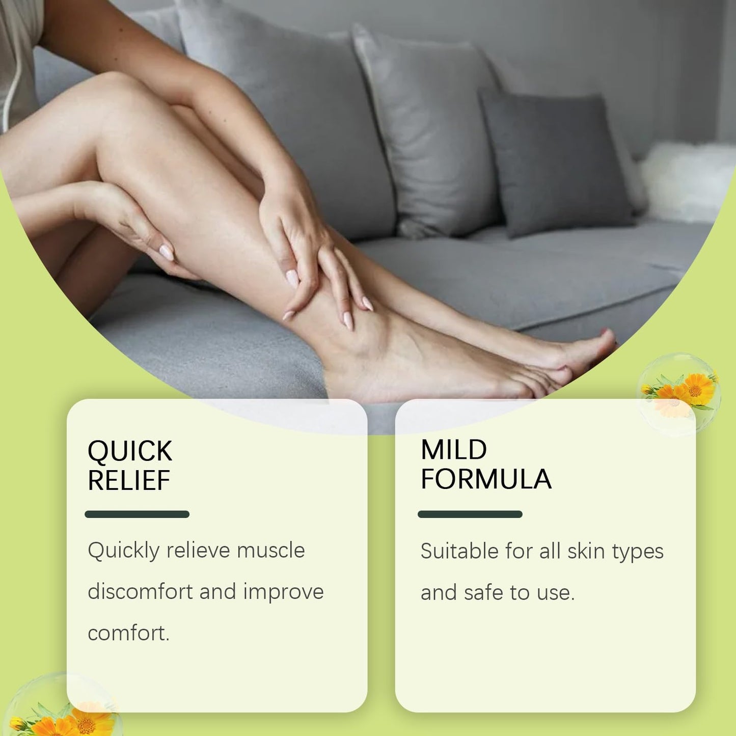 Miracle Balm, Organic Miracle Balm, Natural Ingredients, Balm for Legs, Arms, Back Relaxed and Comfortable, Effective Relief All Natural Ingredients Moisturizing Treatment(1Pcs)