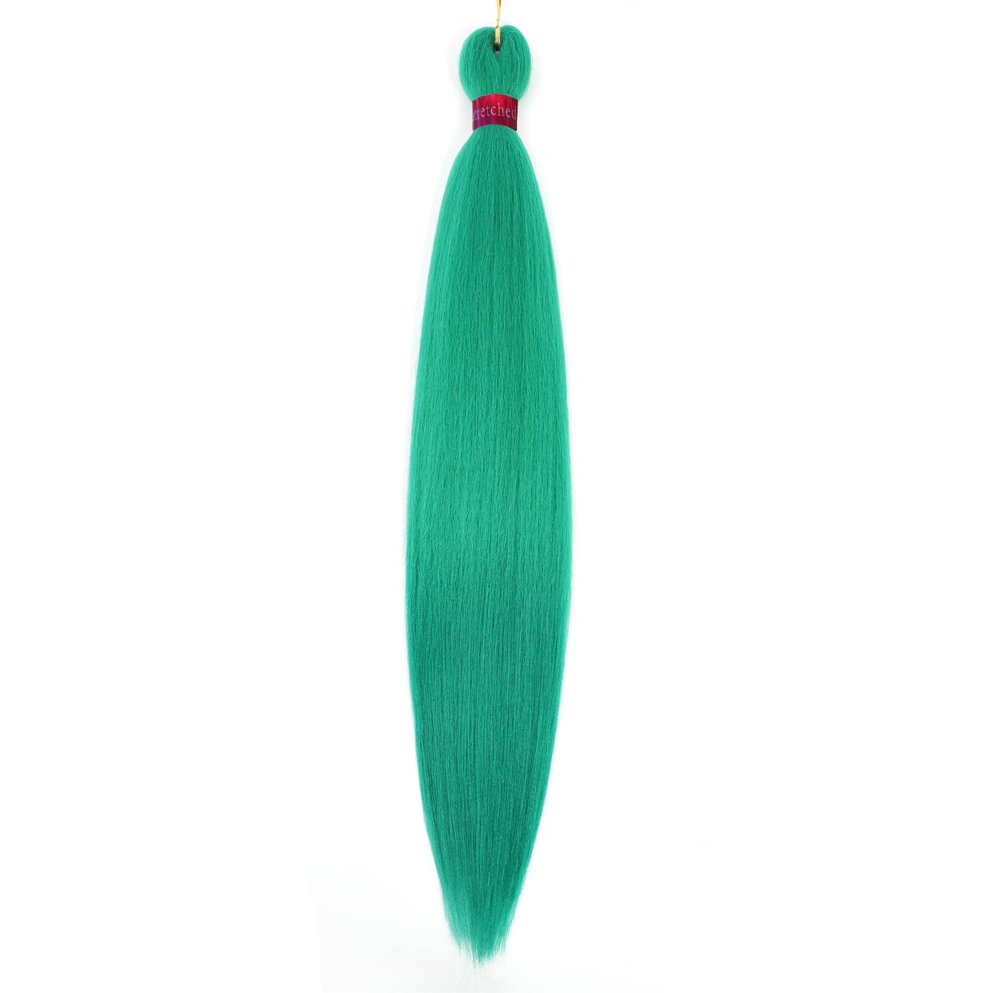Green Braiding Hair Pre Strethched Silky Braid Hair Extensions, 100% Synthetic Itch Free Hair for Braiding Crochet Twist Hair Braid Extensions Yaki Texture(28''-3packs, green)