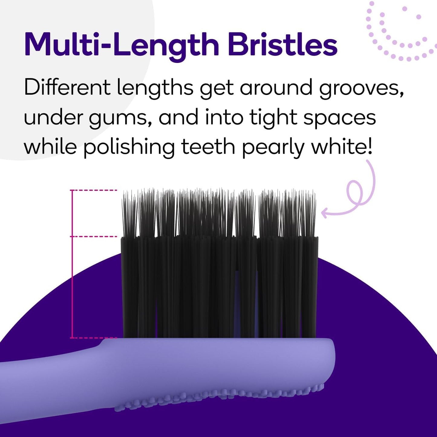 BURST Genuine Replacement Heads for Original Sonic Electric Toothbrush (Lavender/3 Pack) | Ultra Soft Bristles for A Clean Deep | Stain & Plaque Removal