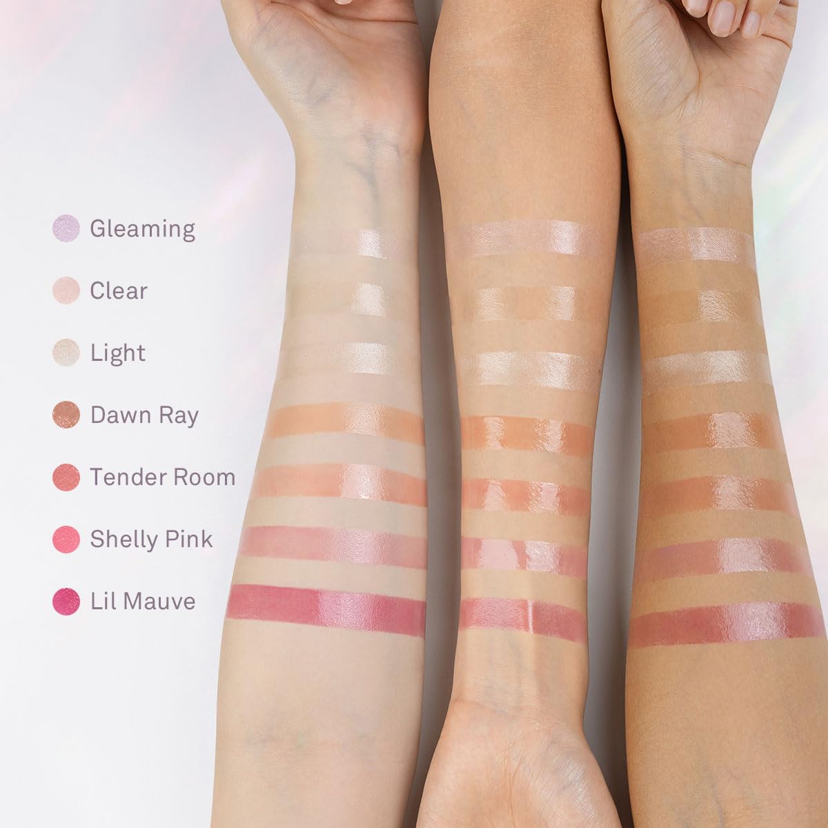 hince True Dimension Radiance Balm 10g - Shimmer Glow Face Highlighter Stick, Translucent Colors, Cream Blush Stick, Glass Skin in a Balm, Korean Beauty, Natural Makeup (GLEAMING, LT003)
