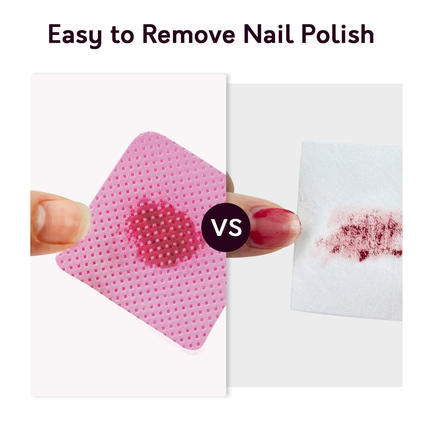 1080PCS Pink Lint-Free Nail Wipes, Non-Woven Polish Remover Wipes - Absorbent Pads for Eyelash Extensions, Nail Art & DIY Beauty Projects