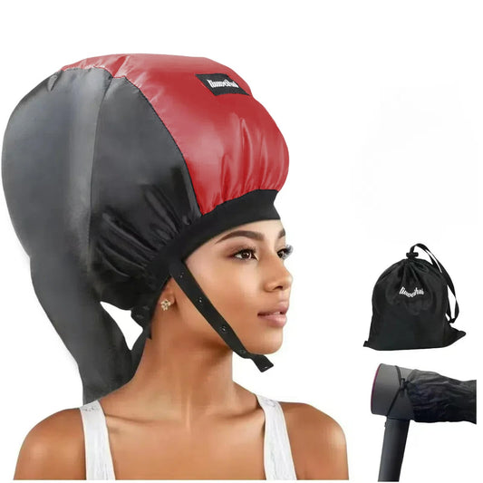 Adjustable Hair Drying Hoods,Diffuser Cap for Curly Hair,Hair Dryer Bonnet with Drawstring，Double Tube Hair Dryer Cap,Hair Dryer Bonnet Attachment for Curly Hair,Bonnet Hair Dryers for Women
