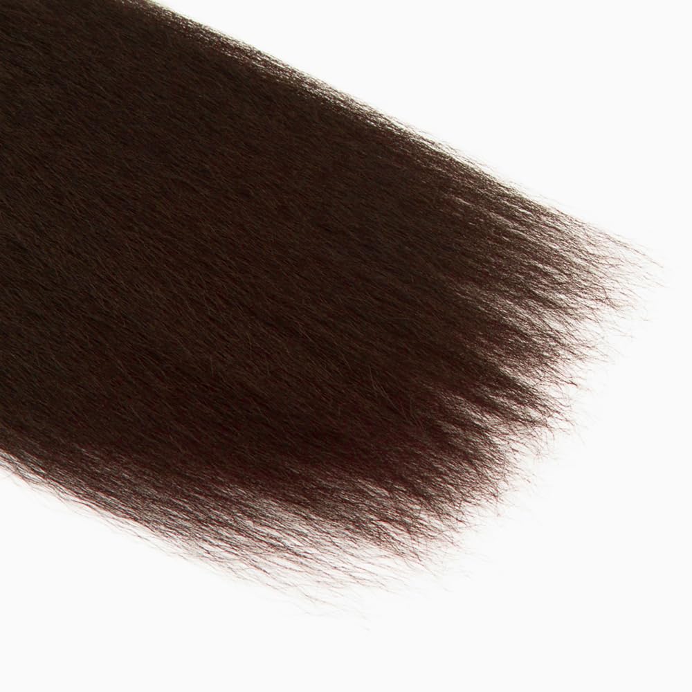 28 30 32 inch #4 Bundles Human Hair Dark Brown Bundles Brown Kinky Straight Human Hair Bundles Light Brown Human Hair Bundles Double Weft Chocolate Brown Bundles