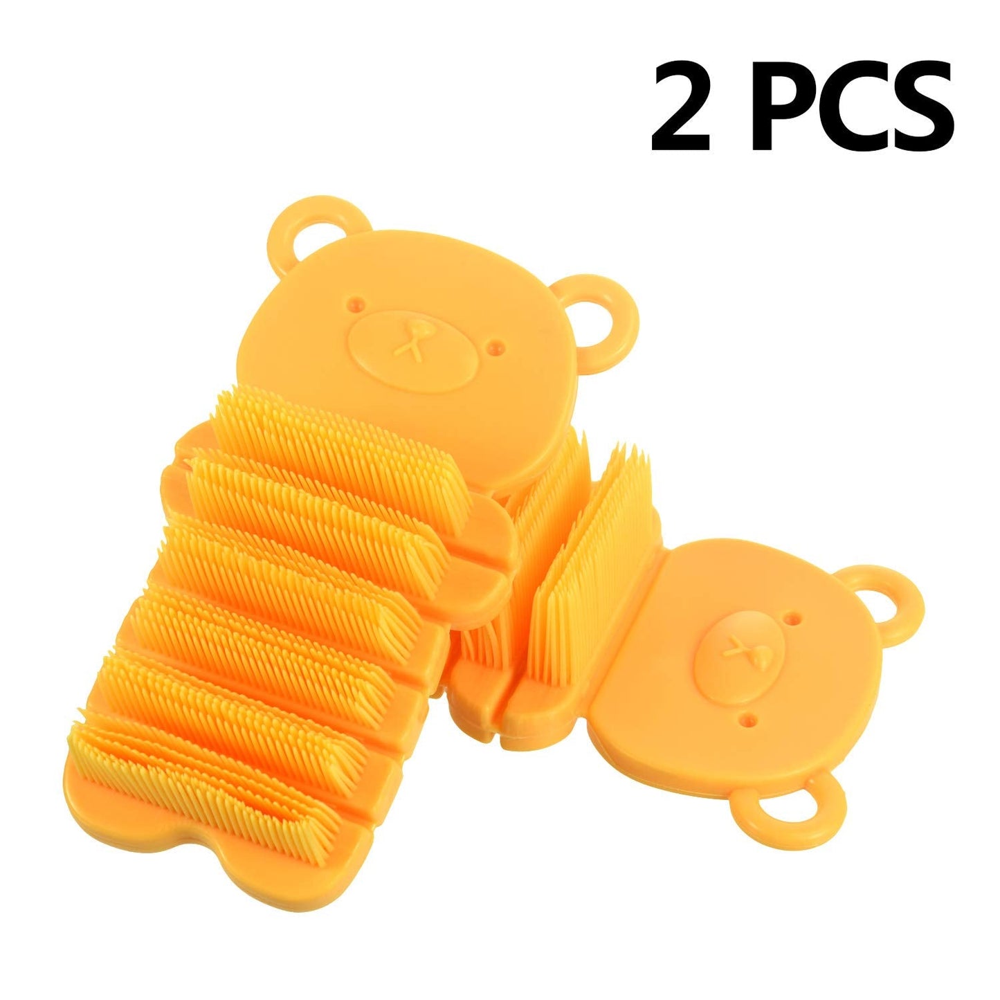 2 Pieces Kids Nail Scrubber Brush Soft Bristle Nail Brush Plastic Fingernail Brush for Kids Hand Cleaning