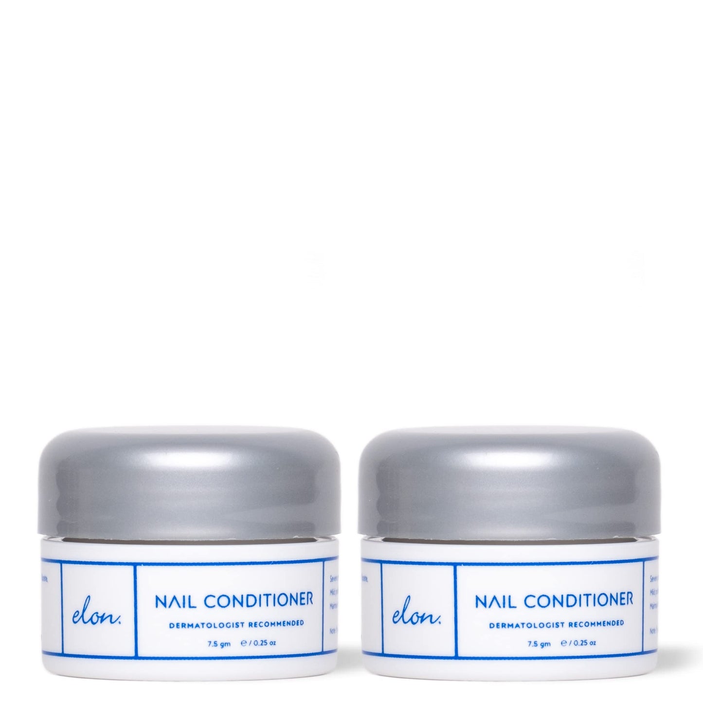 Elon Lanolin-Rich Nail Strengthener,Conditions Nails & Protects Cuticles, Recommended by Dermatologists & Podiatrists 2 Pack (7.5g jar)