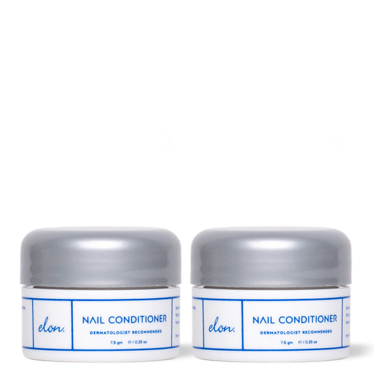 Elon Lanolin-Rich Nail Strengthener,Conditions Nails & Protects Cuticles, Recommended by Dermatologists & Podiatrists 2 Pack (7.5g jar)