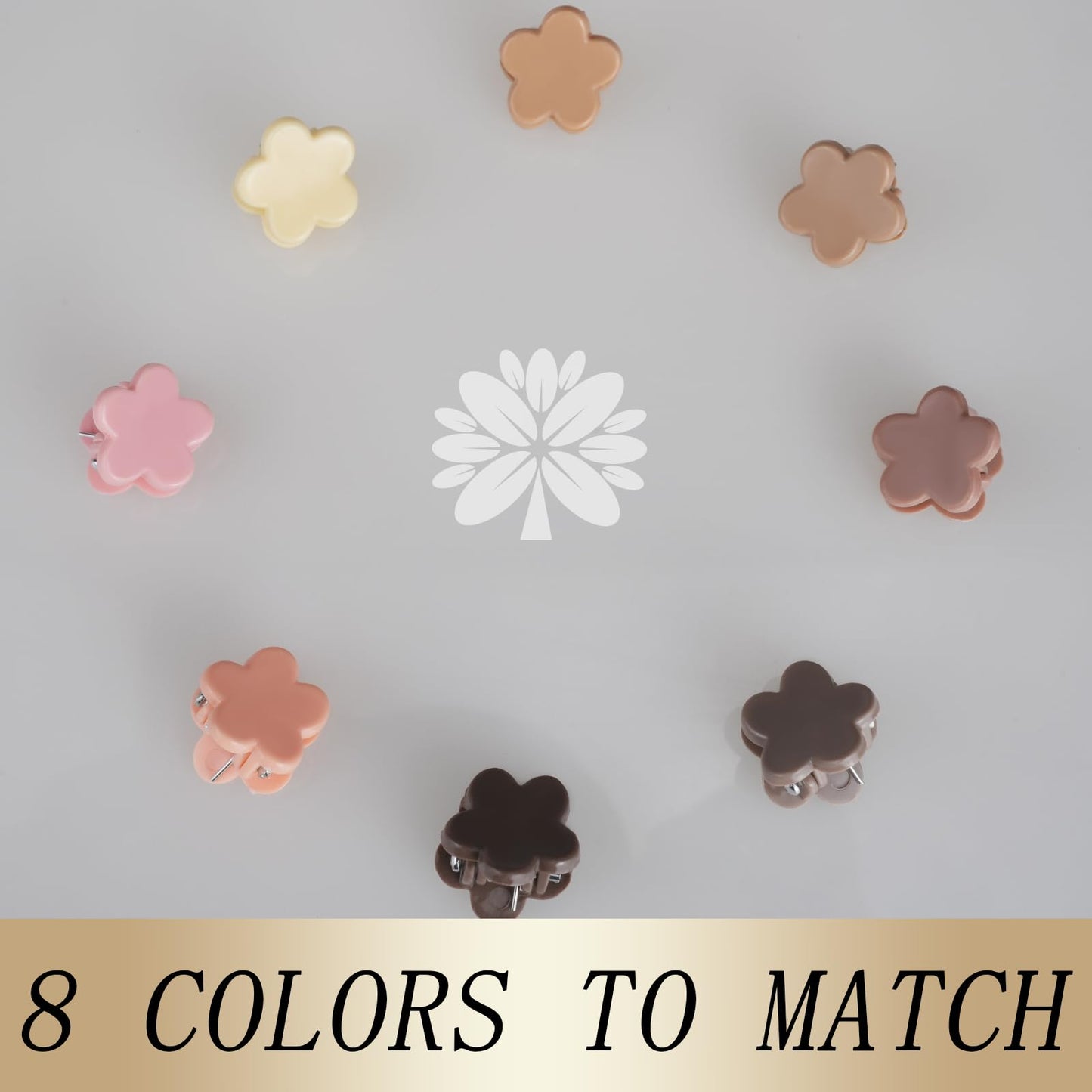 KANPRINCESS 90PCS Mini Claw Clips Small Hair Clips With Fancy Box Flower Claw Clips for Hair Cute And Sweet Small Claw Clips For Women And Girls Hair Accessories For Gift(SET1)