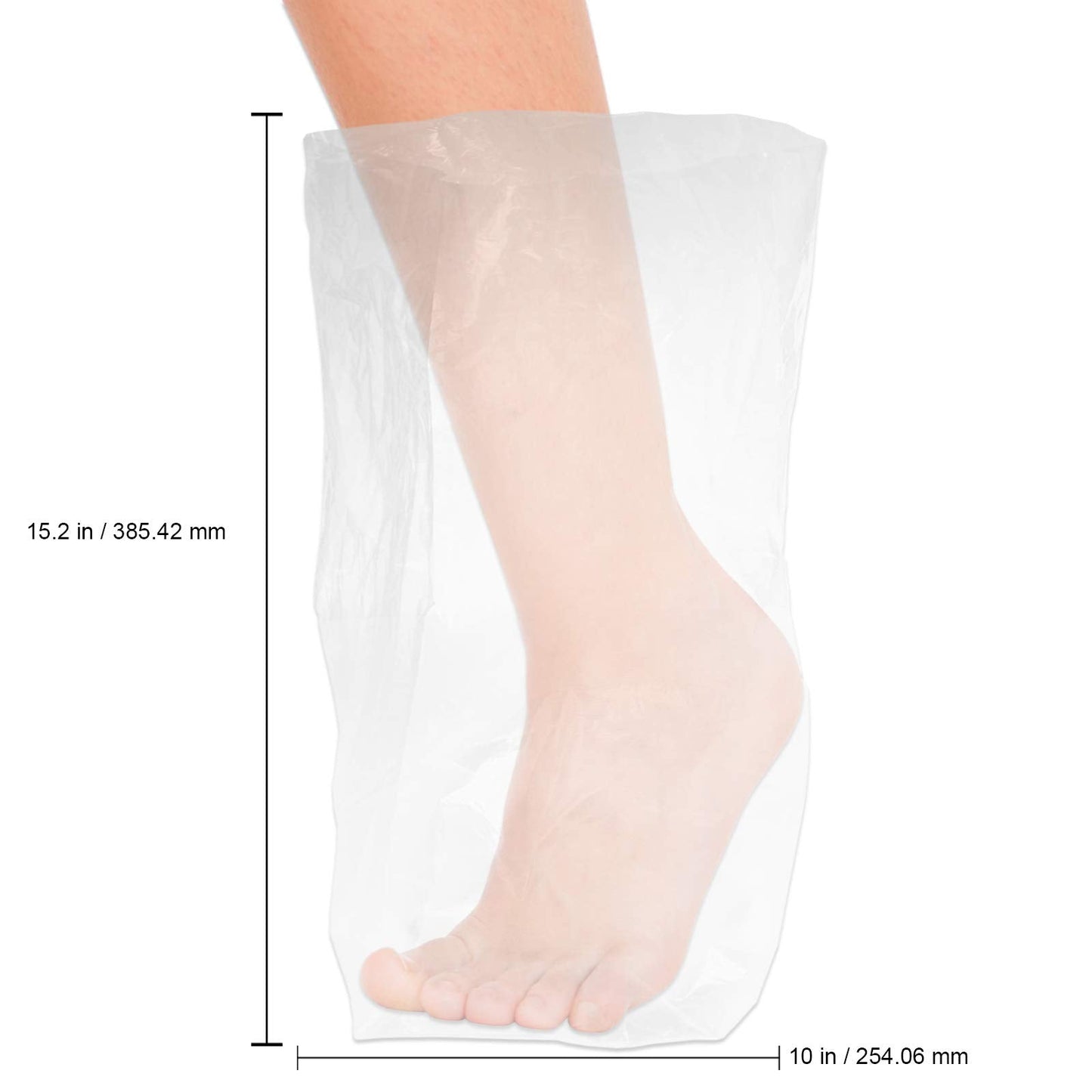 600 Counts - Ivy L Paraffin Hand & Foot Glove Bag Protectors Wax Works Thermal Mitt Liner Professional Cozy Liners Hand or Foot 15 x 10 Inches
