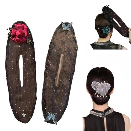 2025 New Hair Accessories for Women Ball Hair Clip,Deft Bun Twister and Curler for Long Hair,Lazy Updo Maker,Easy Fast Snap Roll Hair Tool (2pc-2)
