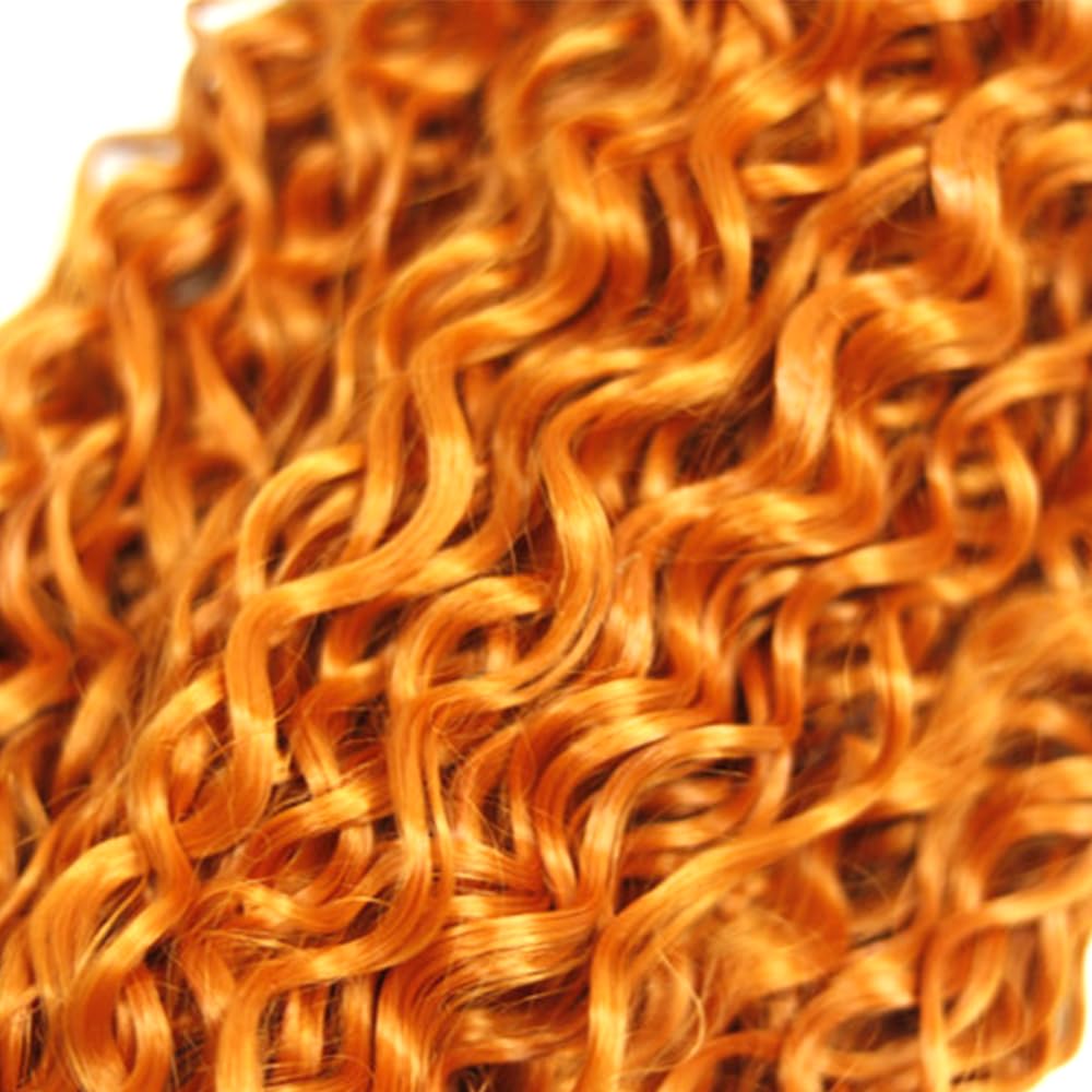 28 30 32 inch Color 350 Human Hair Bundles Ginger Water Wave Bundles Burnt Orange Human Hair Bundles Ginger Orange Ocean Wave Bundles Human Hair Extensions