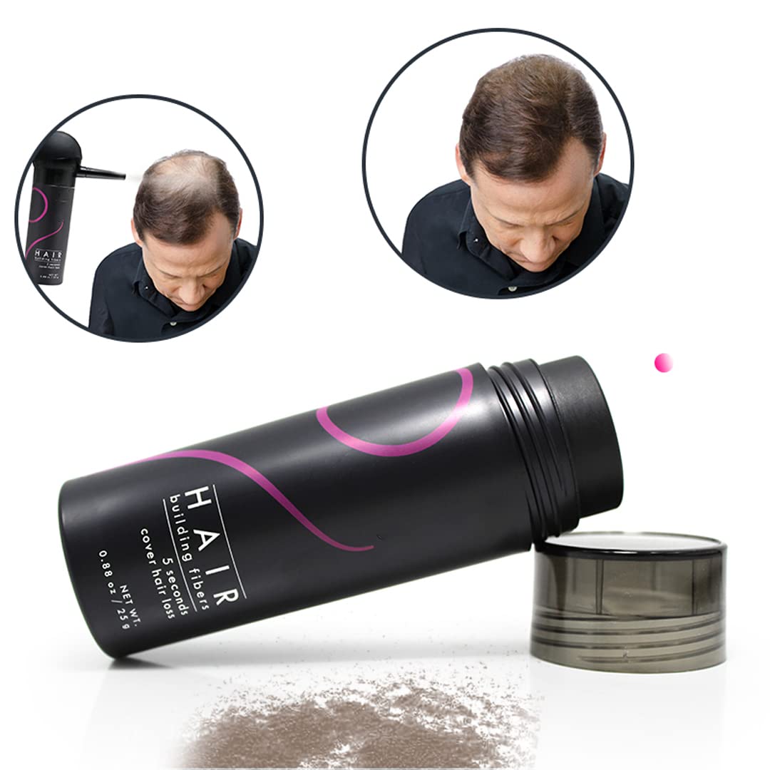 Hair Fibers Hair Building Fibers 100% Undetectable Hair Fuller Thicker For Thinning Hair,Hair Sparse Cover Wig 100g/3.5oz (auburn)…