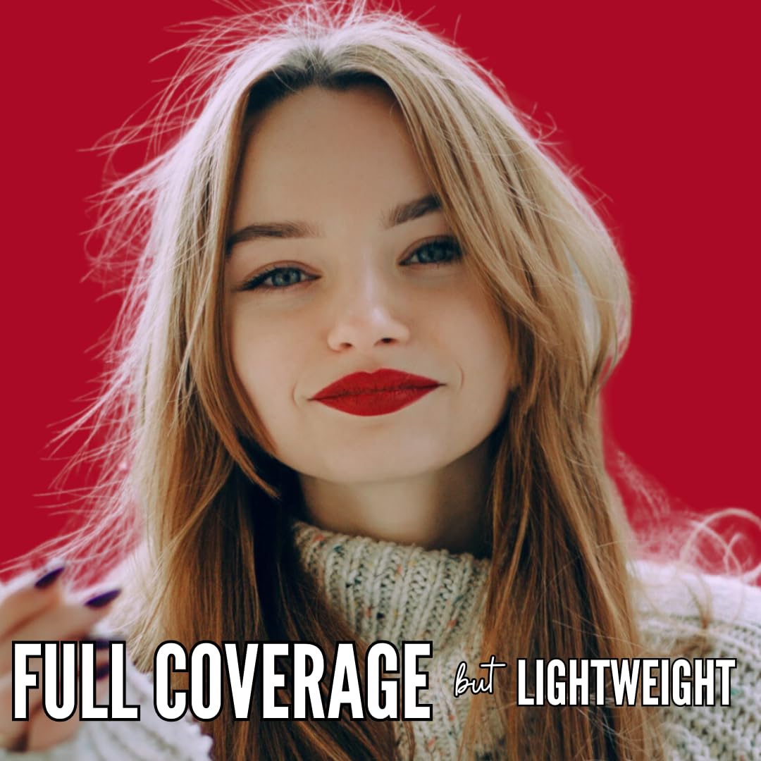 Mynena True Red Lip Stain Long-Lasting Waterproof | Lightweight Comfortable Non-Drying | High Pigment Intense Color Liquid Matte Lipstick | Paraben-Free Talc-Free Vegan & Cruelty-Free | Lola