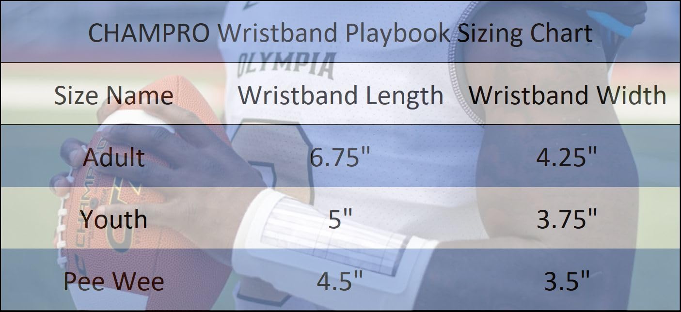 CHAMPRO unisex adult Triple Wristband Playbook, Camo Maroon