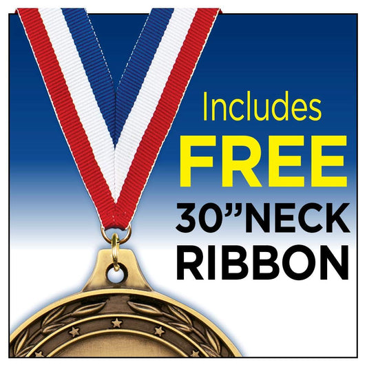 Grill Master First Place Medal, 3" Gold Grilling Competition Trophy Medal Award 5 Pack Prime