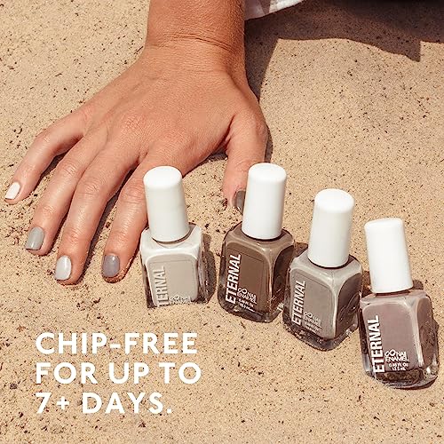 Eternal Glitter Nail Polish Set for Women (PINKY PROMISE) - Light Pink Nail Polish Set for Girls | Quick Dry & Long Lasting Nail Polish Kit for Home DIY Mani Pedi | Made in USA, 13.5mL (Set of 4)