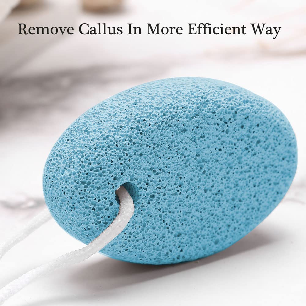 2PCS Natural Pumice Stone for Feet, HOOMBOOM Lava Pedicure Tools Hard Skin Callus Remover for Men/Women Feet and Hands - Natural Foot File Exfoliation to Remove Dead Skin