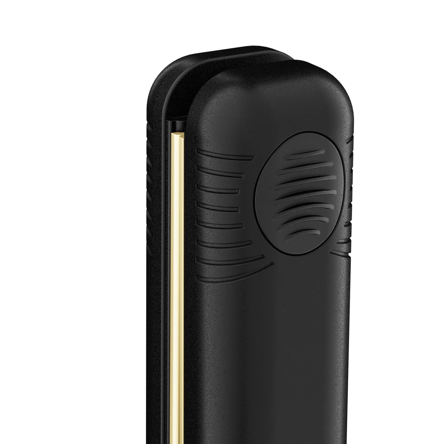 Andis 67615 Professional High Heat 1-inch Ceramic Tourmaline Ionic Flat Iron - Fast, Frizz-Free Ceramic Hair Straightener, Gentle Glide for Waves, Curls, and Smooth Hair, Black/Gold