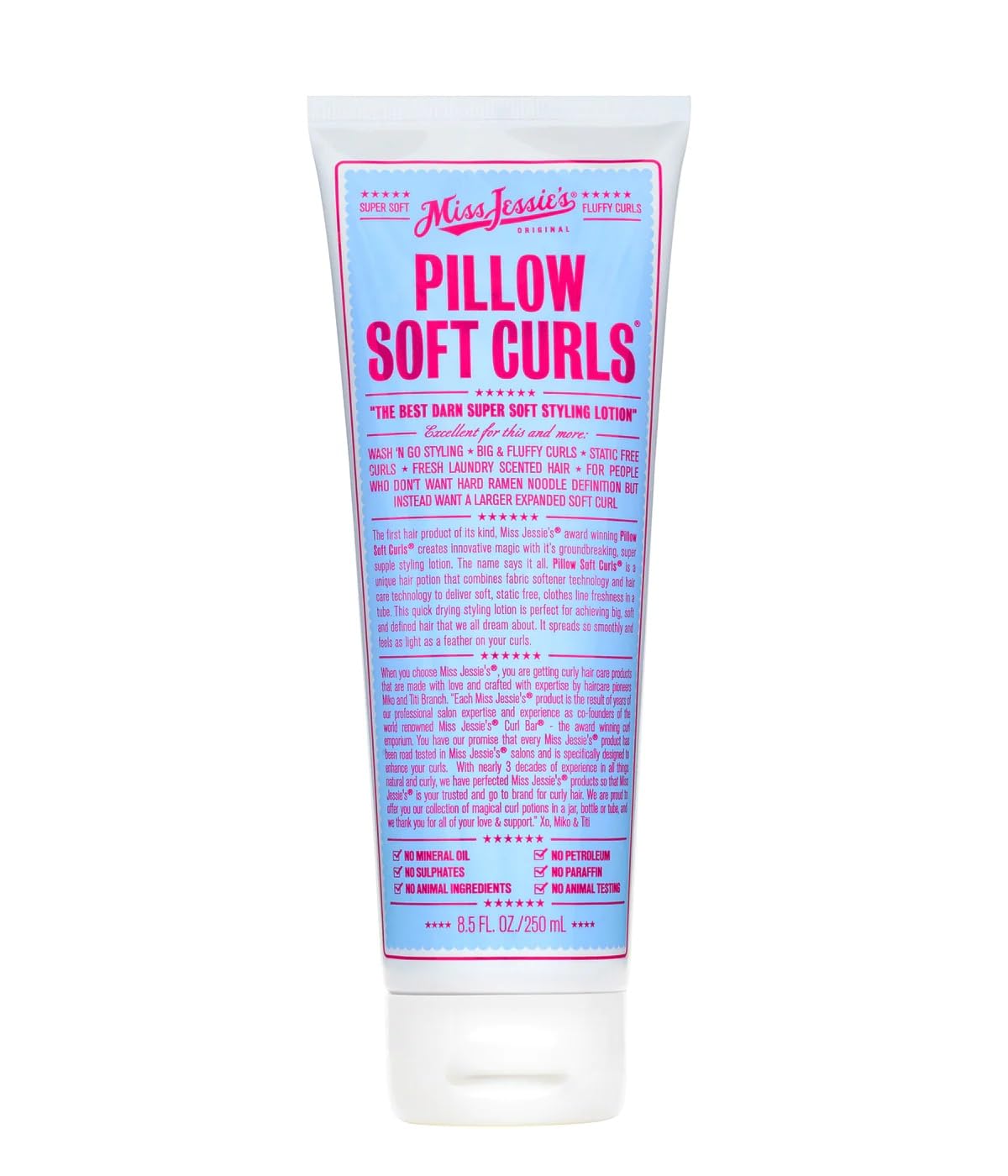 Miss Jessie's Pillow Soft Curls Unisex Lotion 8.5 oz & Coily Custard Unisex Emulsion 8.5 oz