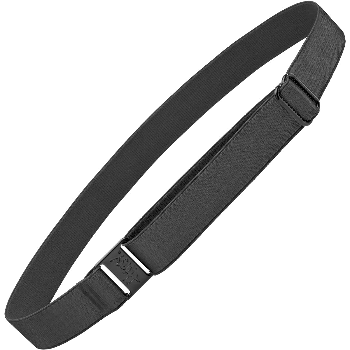Hipsy Women's Wide Elastic & Adjustable Running Headband Multi Pack (Wide Black/Silver/Charcoal 3pk)