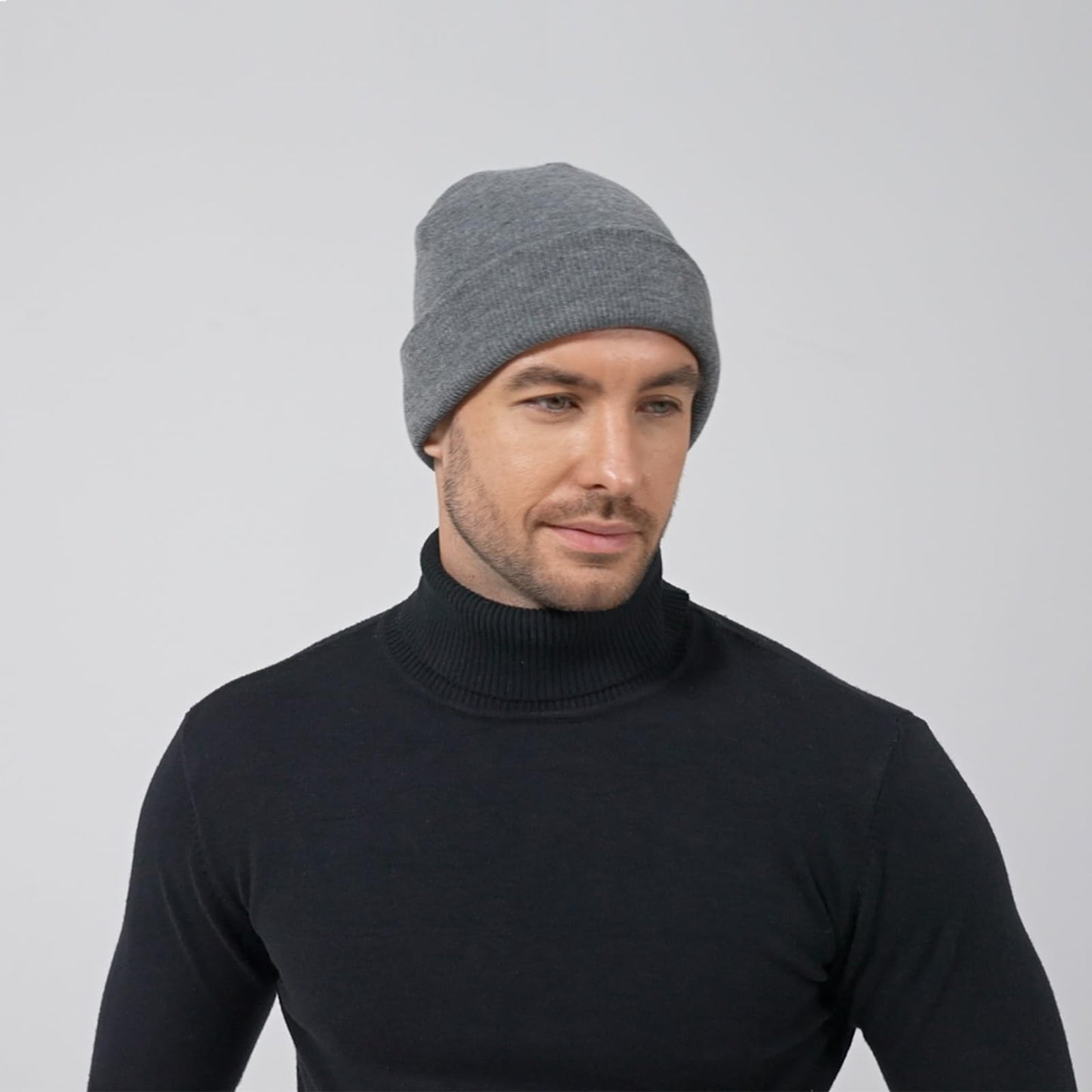 ZOORON 1&2 Pack Beanie for Men Women Slouchy Beanie Hats Winter Knit Caps Soft Ski Hat Unisex