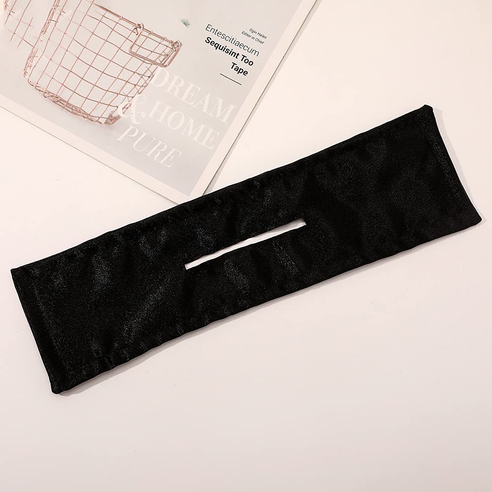 6Pcs Oversized French Twist Hair Bun Maker, Reusable Donut Shaper Cloth Clip for Women's Hairstyles (Solid A)