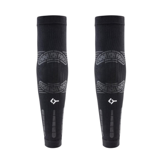 Storelli No Strain Sleeve by Floky, Biomechanical Sleeves, Improve Performance, Protect Against Injuries, Speed Up Recovery, Compression Sleeves, Volleyball, Basketball, Baseball, Unisex, Black, Large