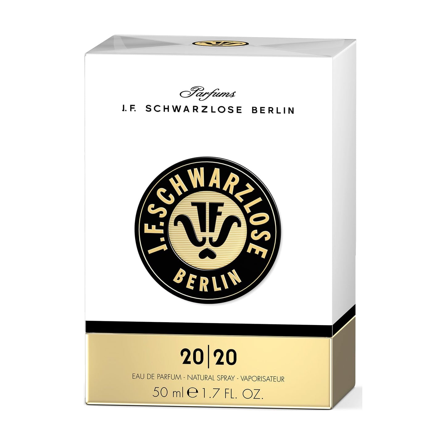 Schwarzlose 20-20 - Unisex EDP Spray Fragrance - Long Lasting and Captivating Perfume with Rose, Patchouli, Amber Wood, and Pink Pepper - Body Spray with Sparkling Feel Good Scent - 1.7 oz