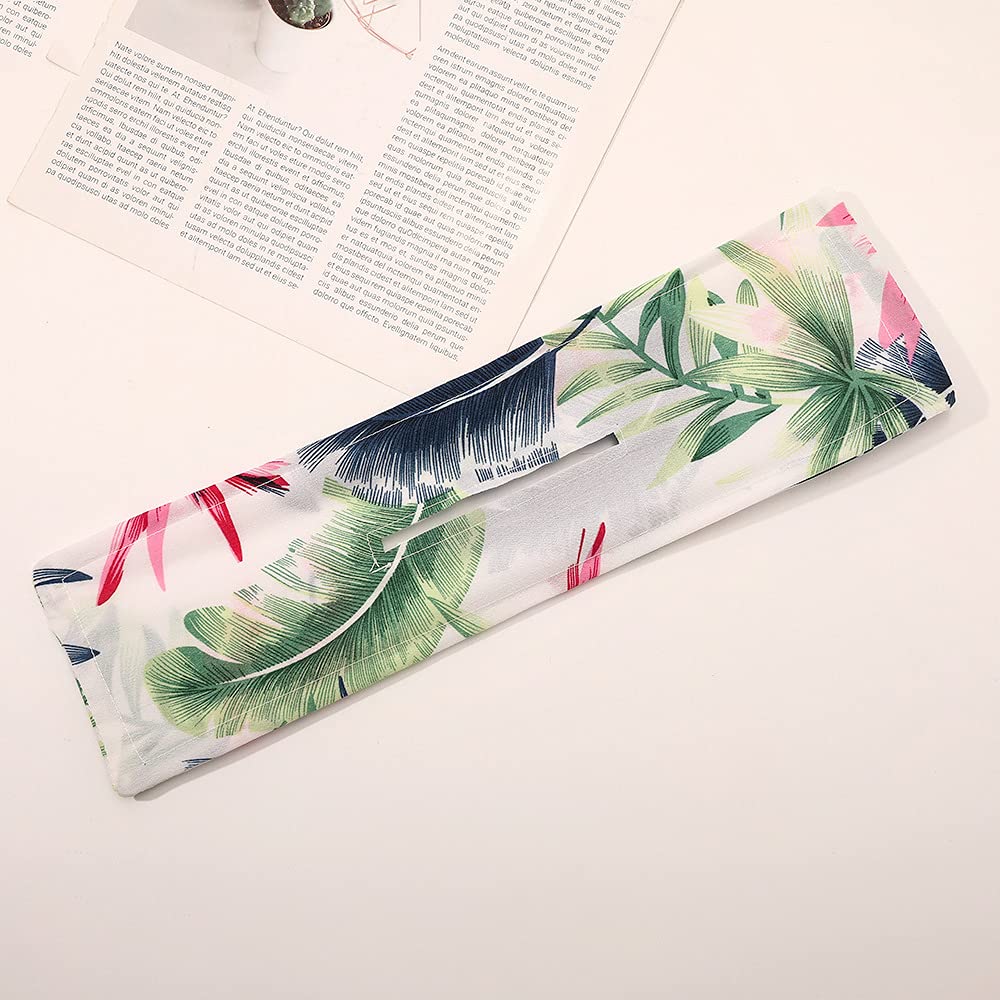 6Pcs French Twist Magic Donut Bun Maker and Hair Shaper - Reusable Hairstyle Cloth Clips for Women (Floral B)