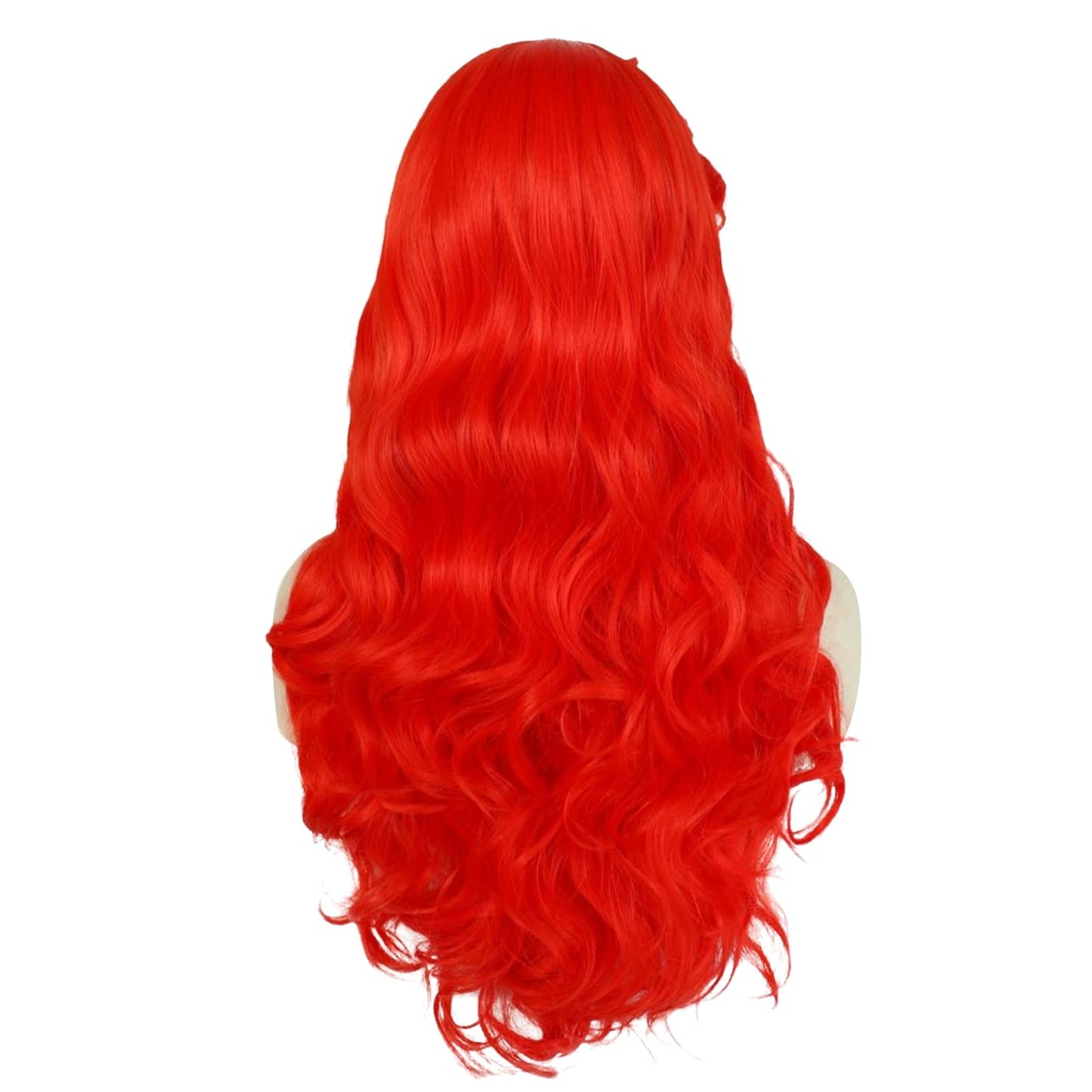 Soyusunny Big Wavy Cosplay Wigs Halloween Party Costume for Women Men (Red)