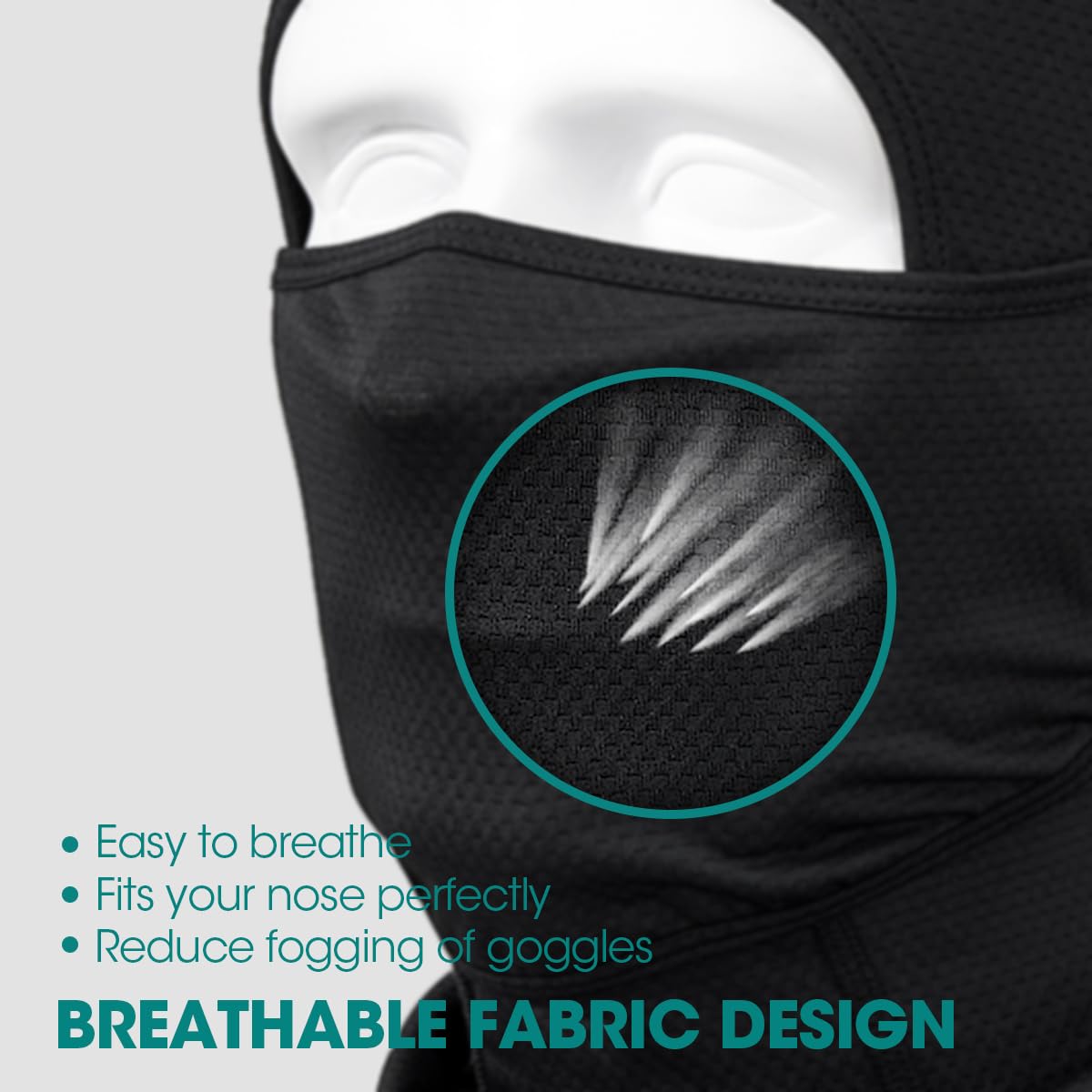 3 Pieces Balaclava Moveable Face Mask Ski Mask Sun Protection Breathable Balaclavas for Men Women Cycling Outdoor Sports