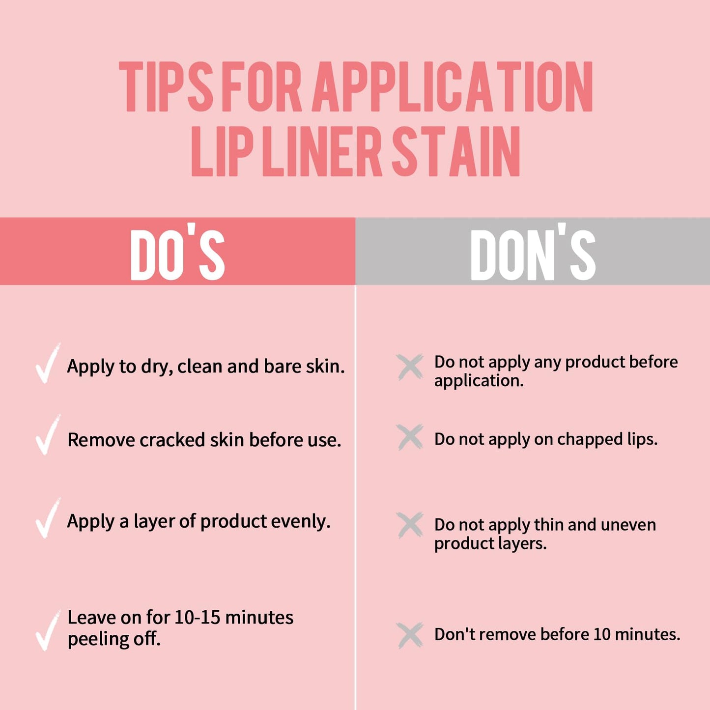Lip Liner - Lip Liner Stain, Peel Off Lip Stain, Long Lasting Lip Stain Peel Off with Natural Finish, Easy to Use, Waterproof, Smudge-proof, Transfer-proof, Highly Pigmented Color, Coffee