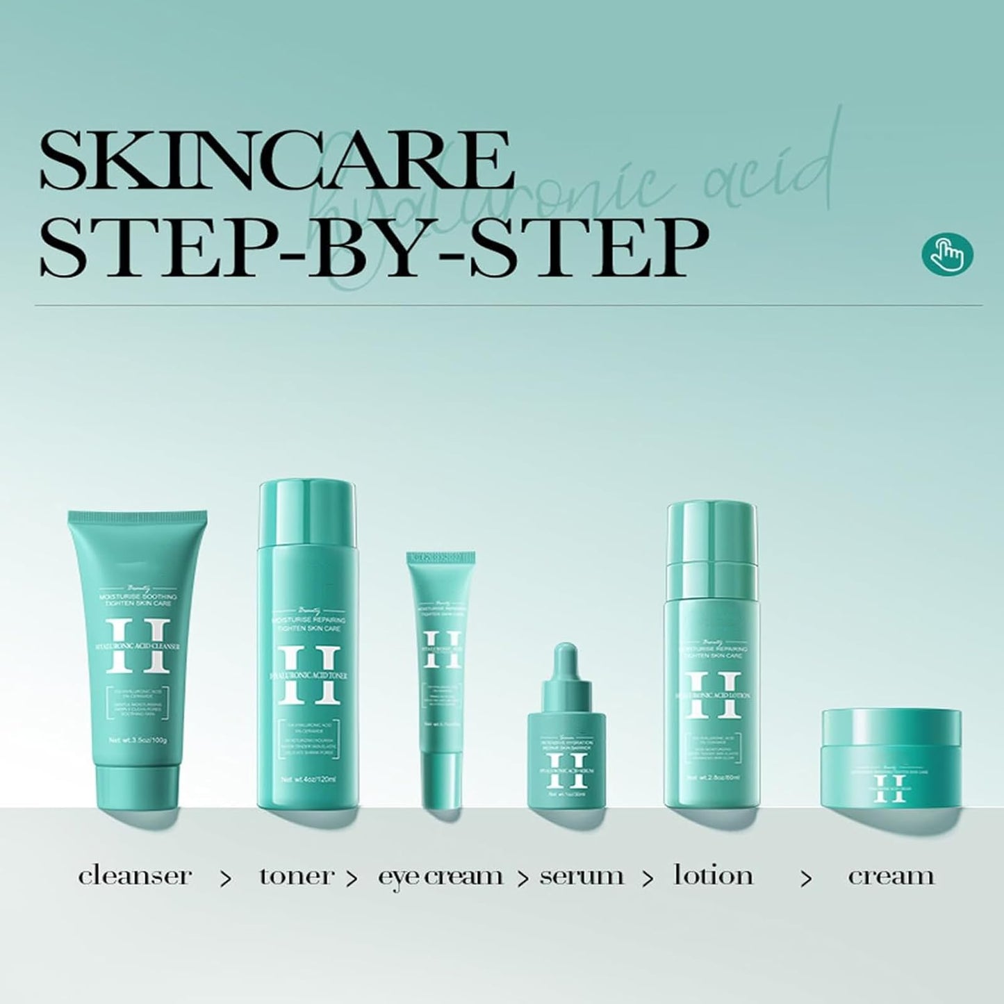 Skincare Set For Teenage Girls, 6-In-1 Skincare Gift Set With Facial Cleanser, Face Serum, Face Cream, Eye Cream, Toner & Lotion, Basic Skincare Box, Gift Sets for Women Mothers Day Gifts