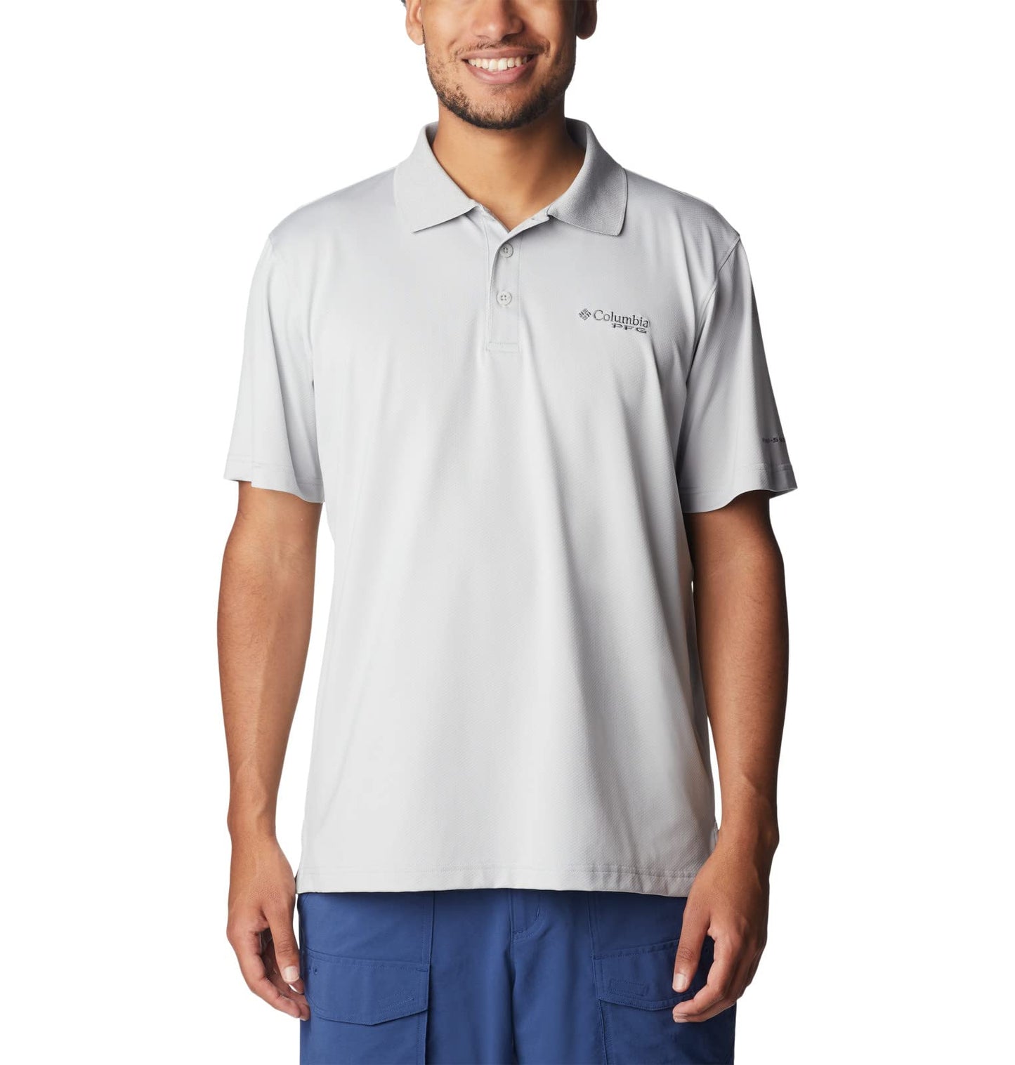 Columbia Men's PFG Skiff Cast Polo Shirt, Breathable, UV Protection
