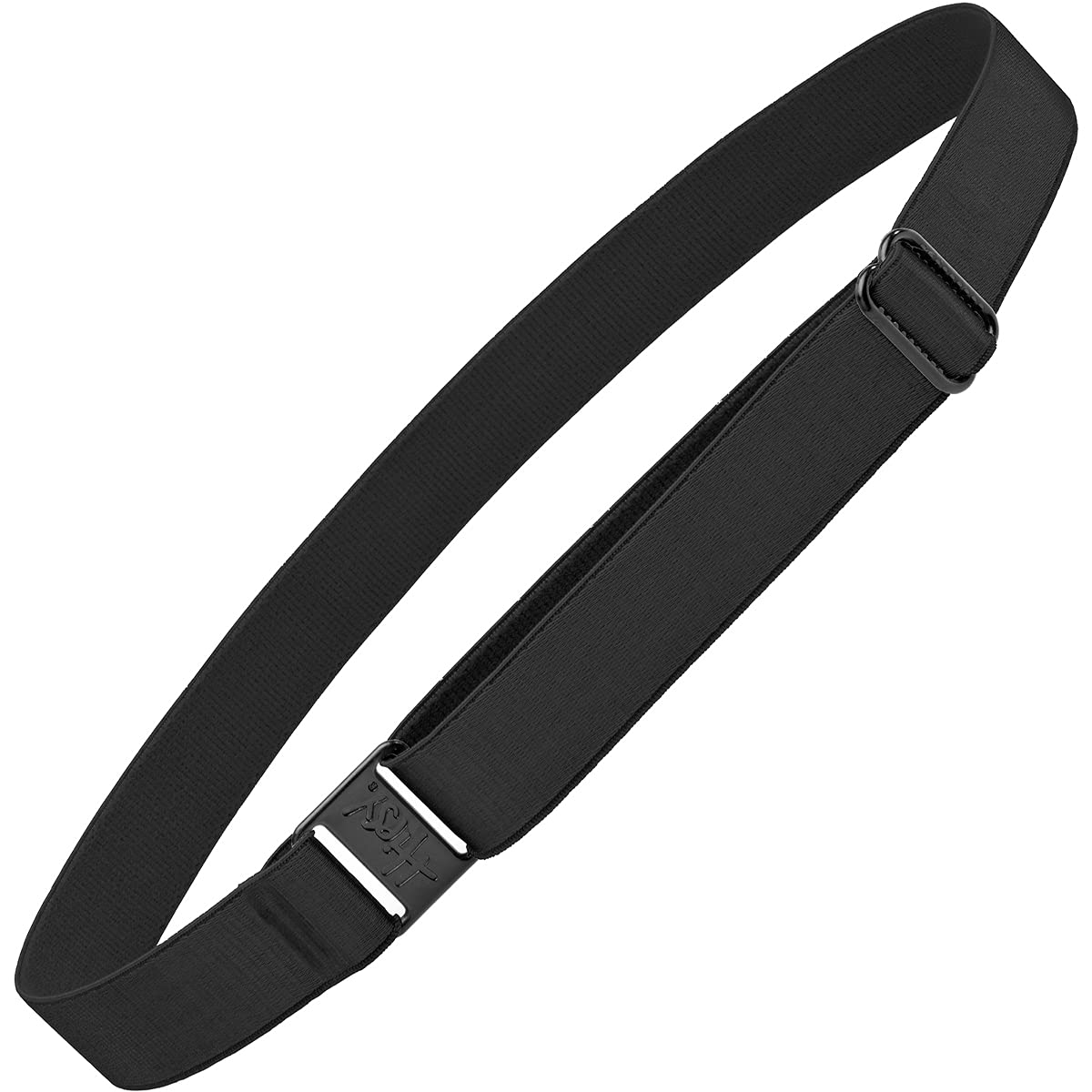 Hipsy Women's Wide Elastic & Adjustable Running Headband Multi Pack (Wide Black/Silver/Red 3pk)