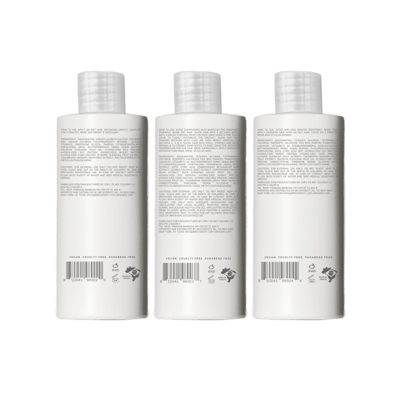 Kerazon Buriti Liss Keratin Treatment Kit 2oz/60ml - For all hair types