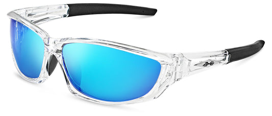X LOOP Polarized Sports Sunglasses for Men - Wrap Around UV400 Baseball Running Cycling Driving Fishing Golf Glasses