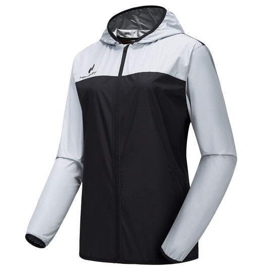 HOTSUIT Sauna Suit for Women Sweat Suits Gym Workout Exercise Sauna Jacket Zip, M