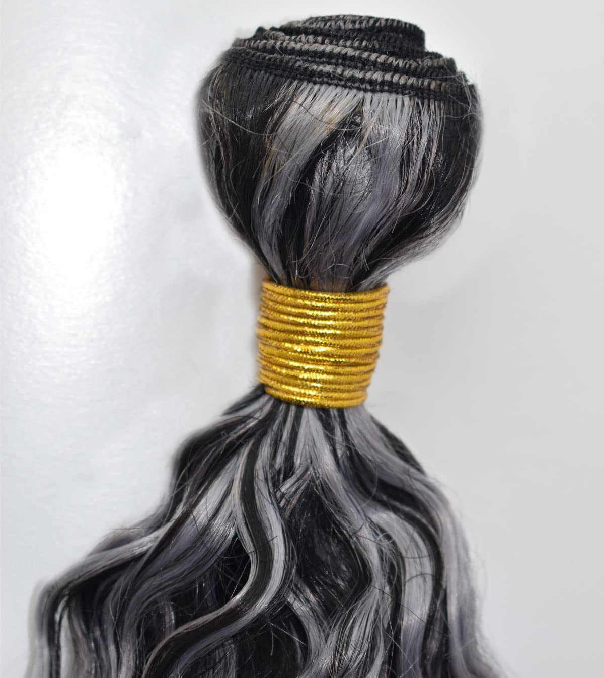 GzorOuzr P1B/Grey Curly Wave Hair 3 Bundles Hair Weaves Three Tone Ombre Hair Extensions For Women Real Unprocessed Virgin Hair 20 20 20 Inch