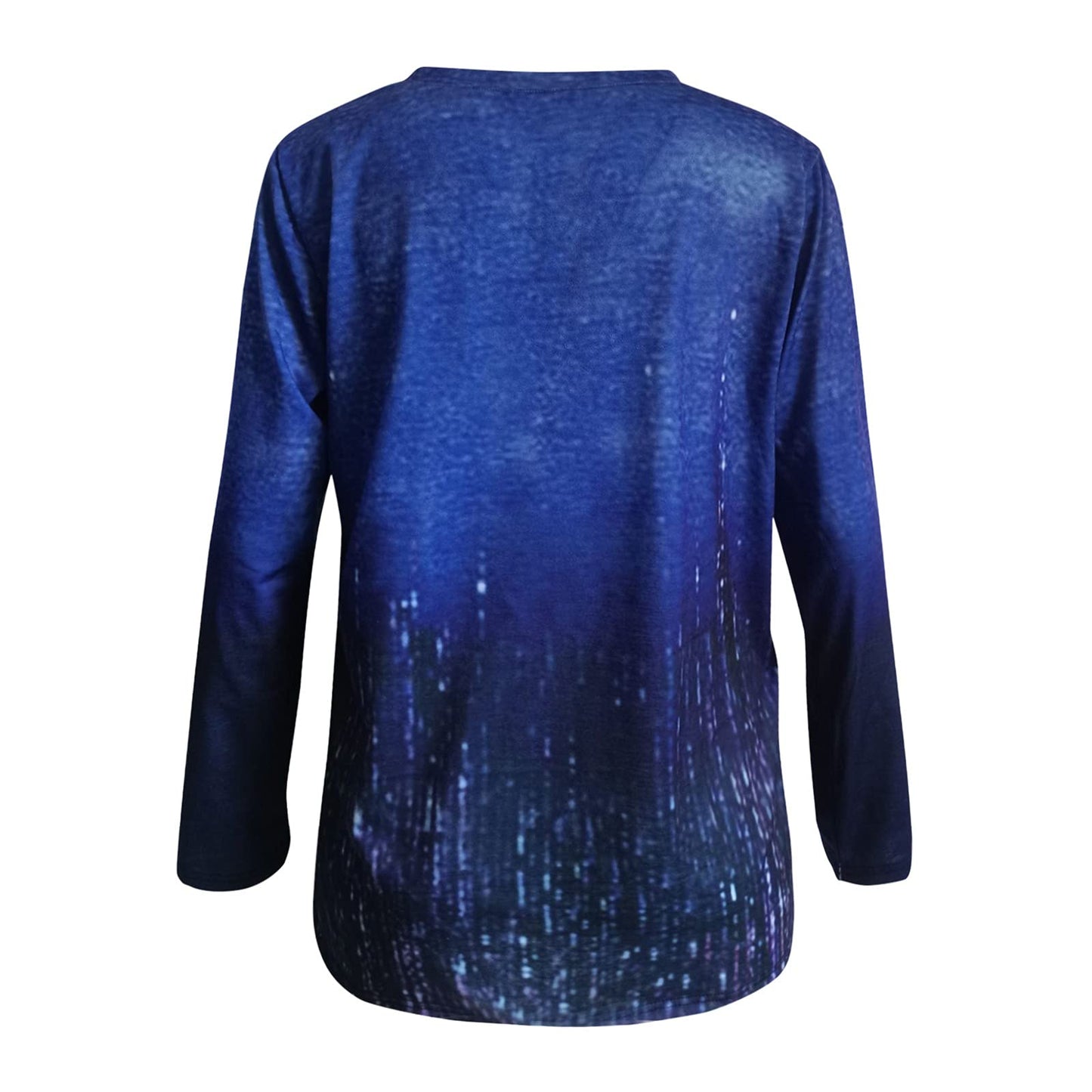 Aniywn Women's Plus Size Sweatshirt Tops Ladies Baggy Short/Long Sleeve Thin Solid/Printing Pullover Blouse T Shirts