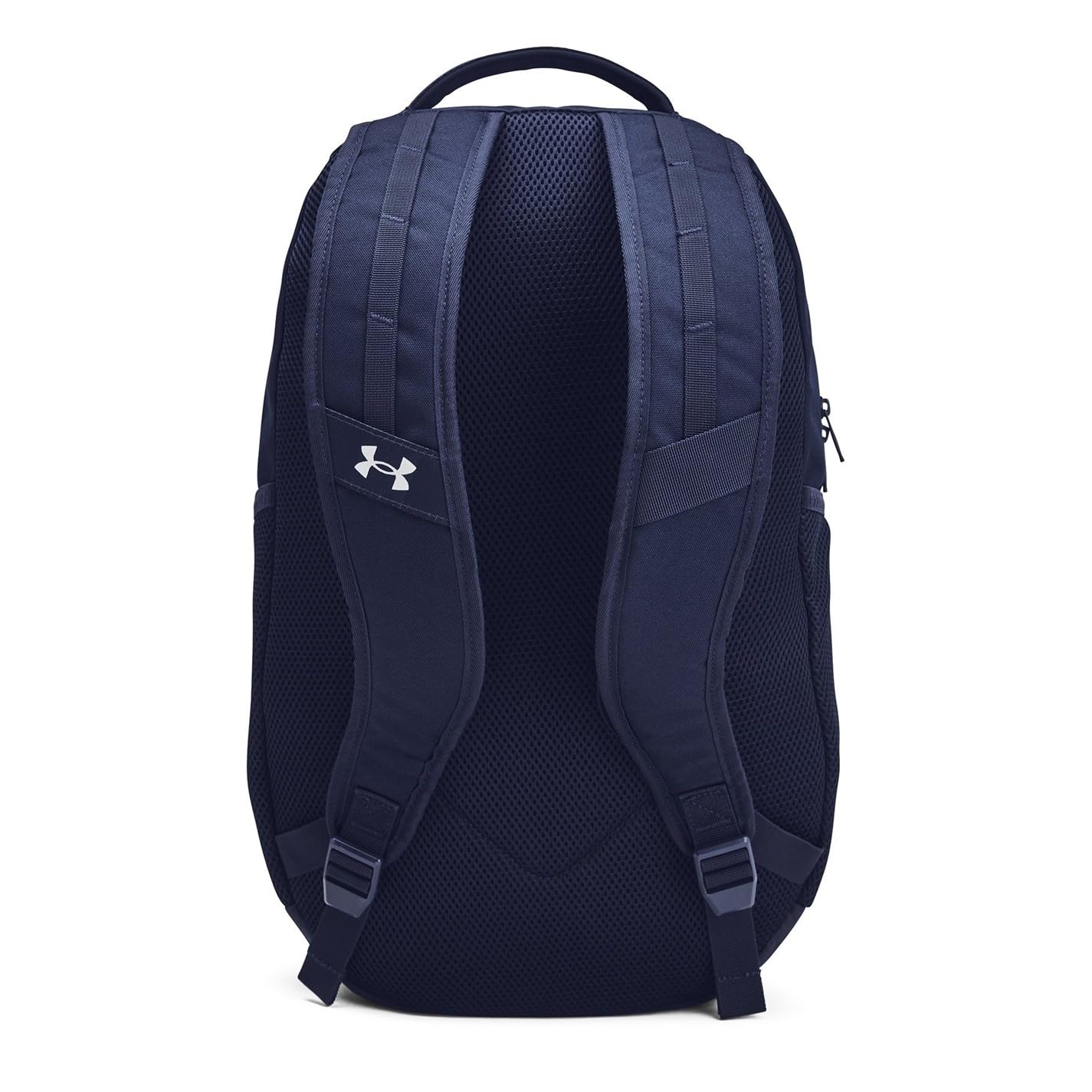 Under Armour Unisex-Adult Hustle 6.0 Backpack, (411) Midnight Navy/Midnight Navy/Metallic Silver, One Size Fits Most