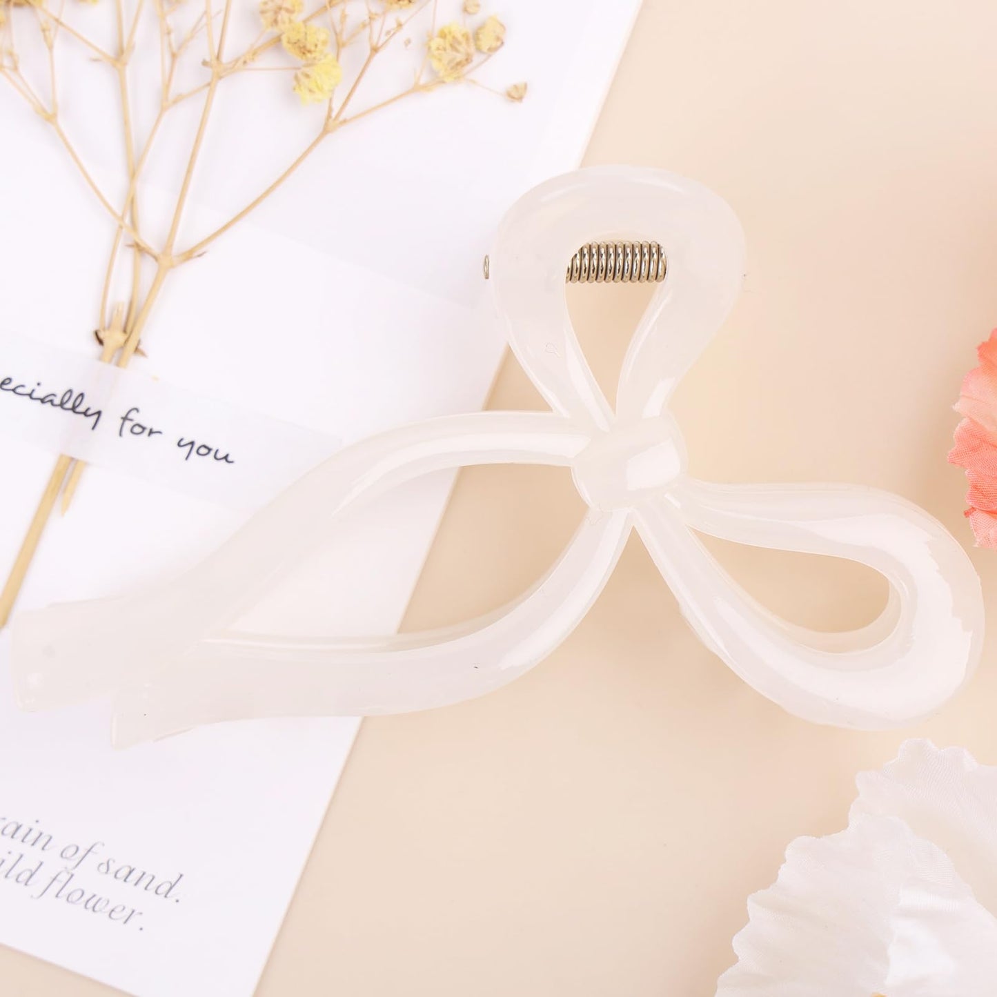 3 Pcs Bow Hair Clips Elegant Hair Claw Butterfly Hair Accessories for Girls Nonslip Butterfly Clips Hair Styling Accessories for Women