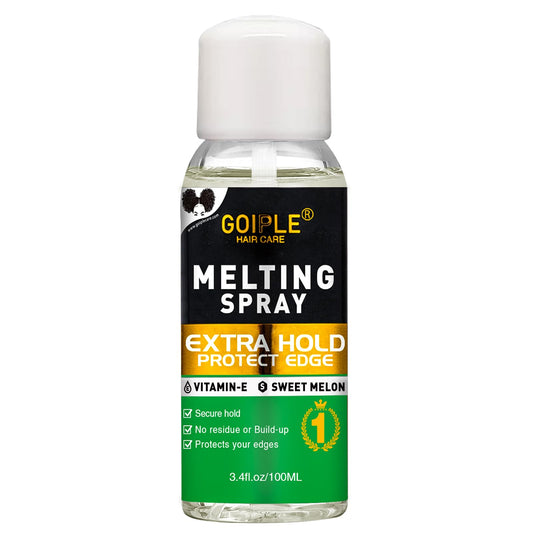 3.4 fl oz Lace Melting and Holding Spray Glue-Less Hair Adhesive for Wigs, Extra Hold Lace Melting Spray Adhesive Wig Spray for Closure Wigs Extensions, Wig Melting Spray Strong Natural Forming Hold