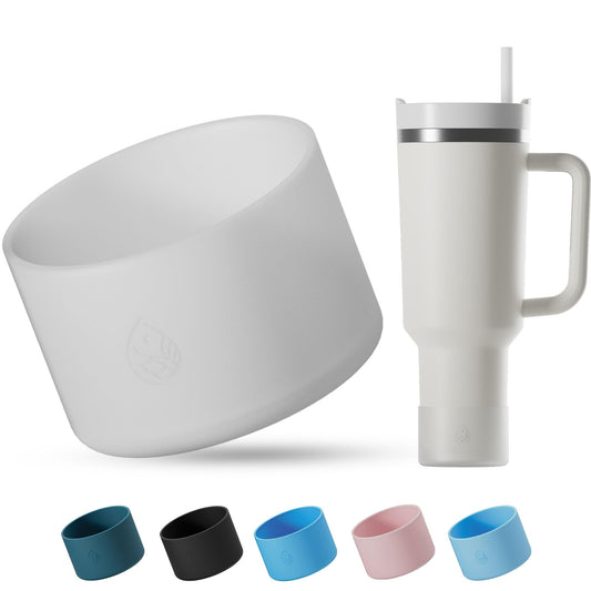 REUZBL Pastel Silicone Bottle Boot Sleeve for Stanley Tumblers 20-40oz, Hydro Flask Tumblers, Simple Modern Tumblers, Iron Flask Tumbler, Similar Tumblers, Tumbler Water Bottle Accessory