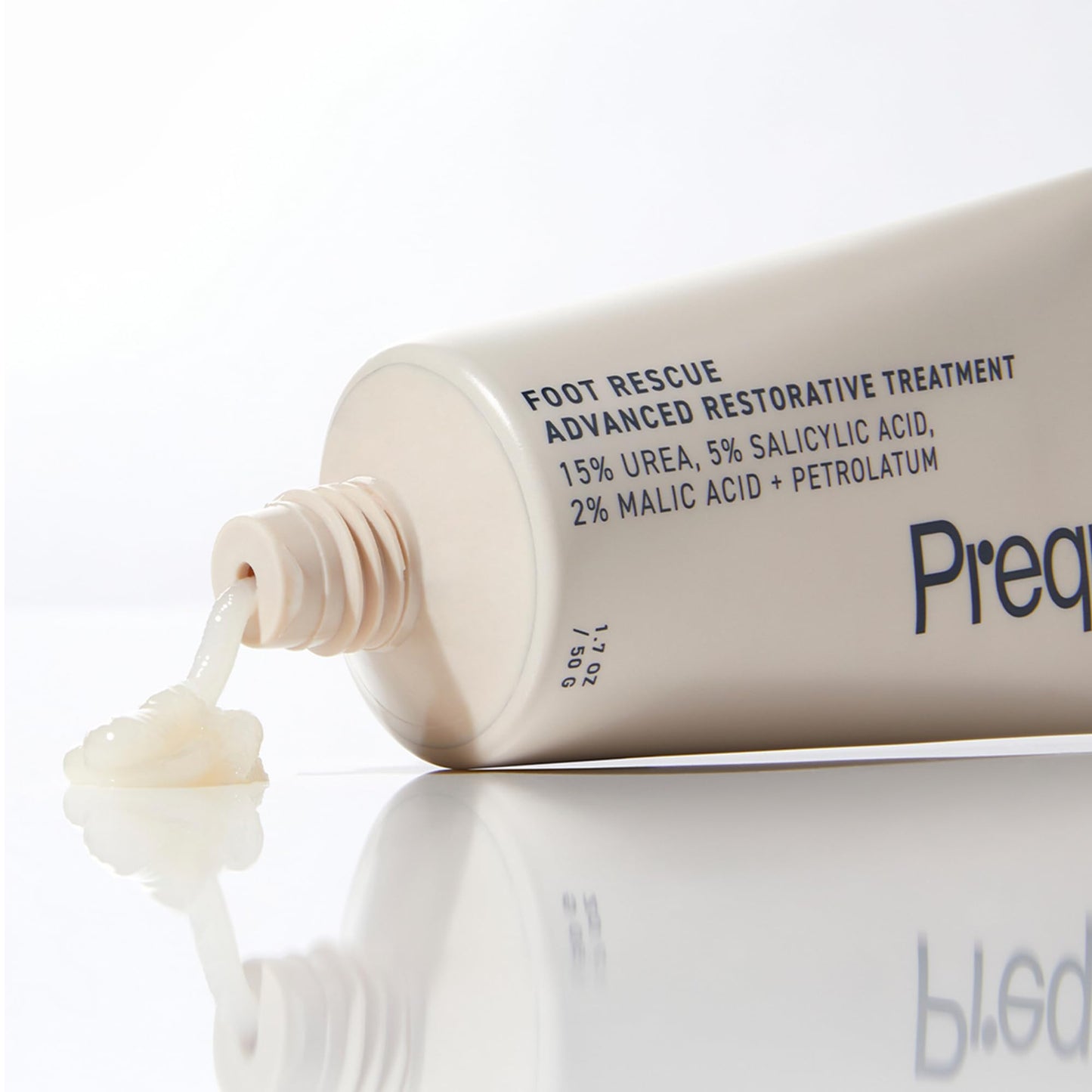 Prequel Skin Foot Rescue, Professional Foot Treatment with 15% Urea + Salicylic Acid. Advanced Foot Cream For Dry Cracked Feet. Clinical-Grade Foot Moisturizer. 1.7oz